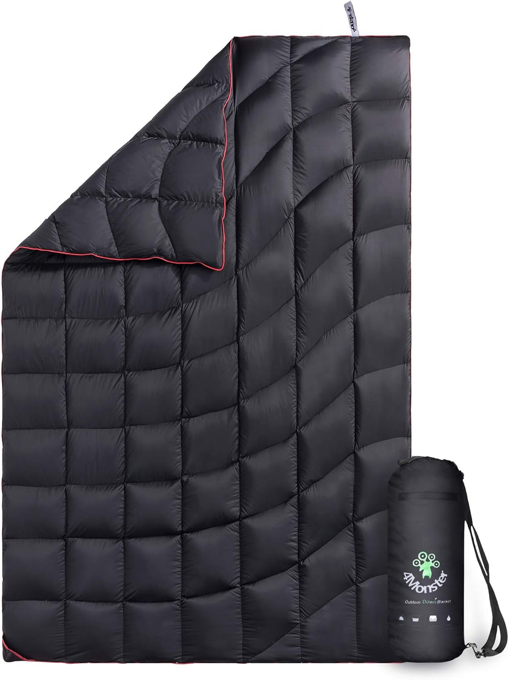 650 Fill Compact Waterproof Down Camping Blanket H7413