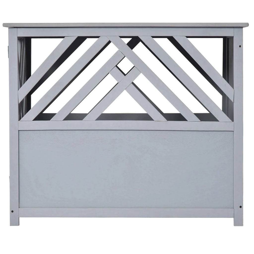 Natural Fir Wood Dog Cage/Crate S397253