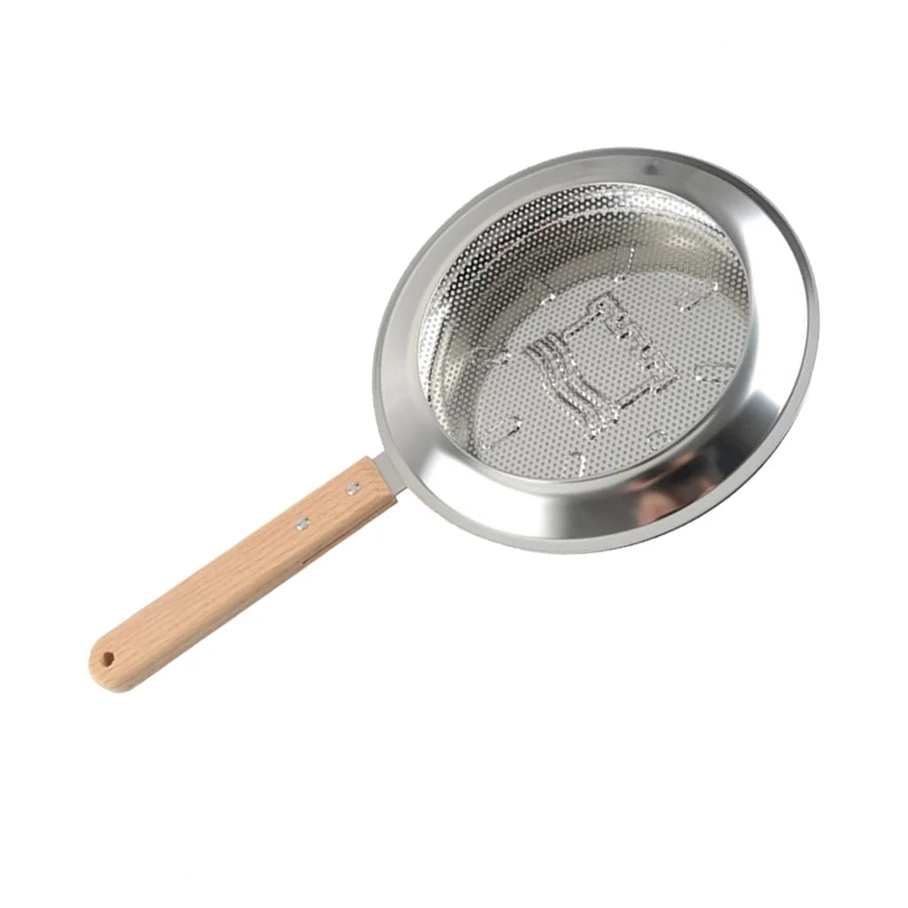 Stainless Steel Wooden Roaster H20975