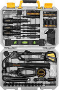 150 Piece Hand Tool Set with Plastic Toolbox Storage Case X726615