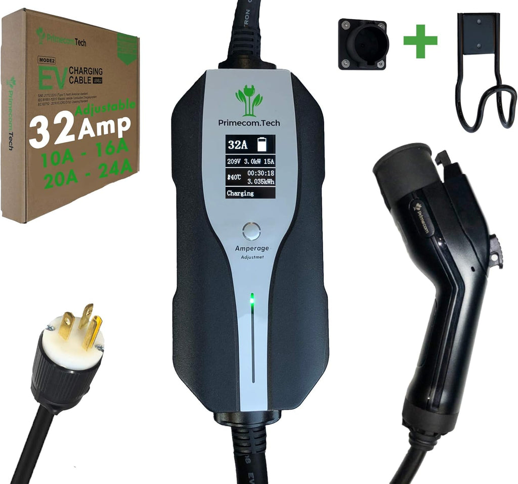 Level 2 Electric Vehicle Charger with 30 Ft Cable H89609