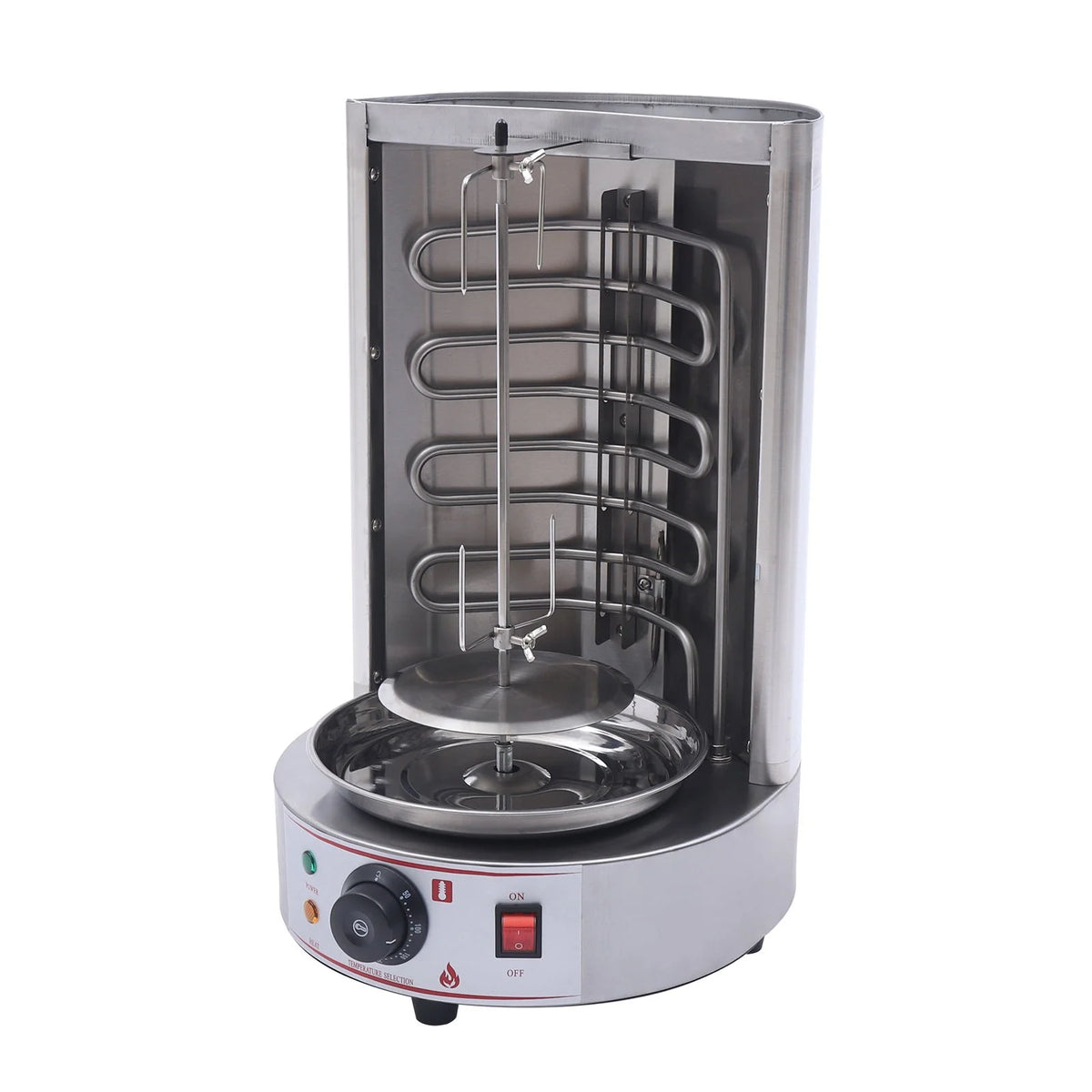 3000W Vertical Shawarma Machine with 2 Heating Pipes S17853