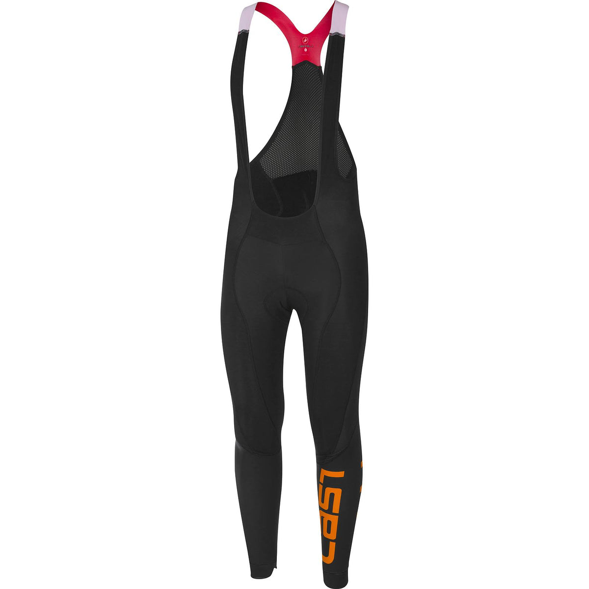Large Black/Orange Bibtight O880
