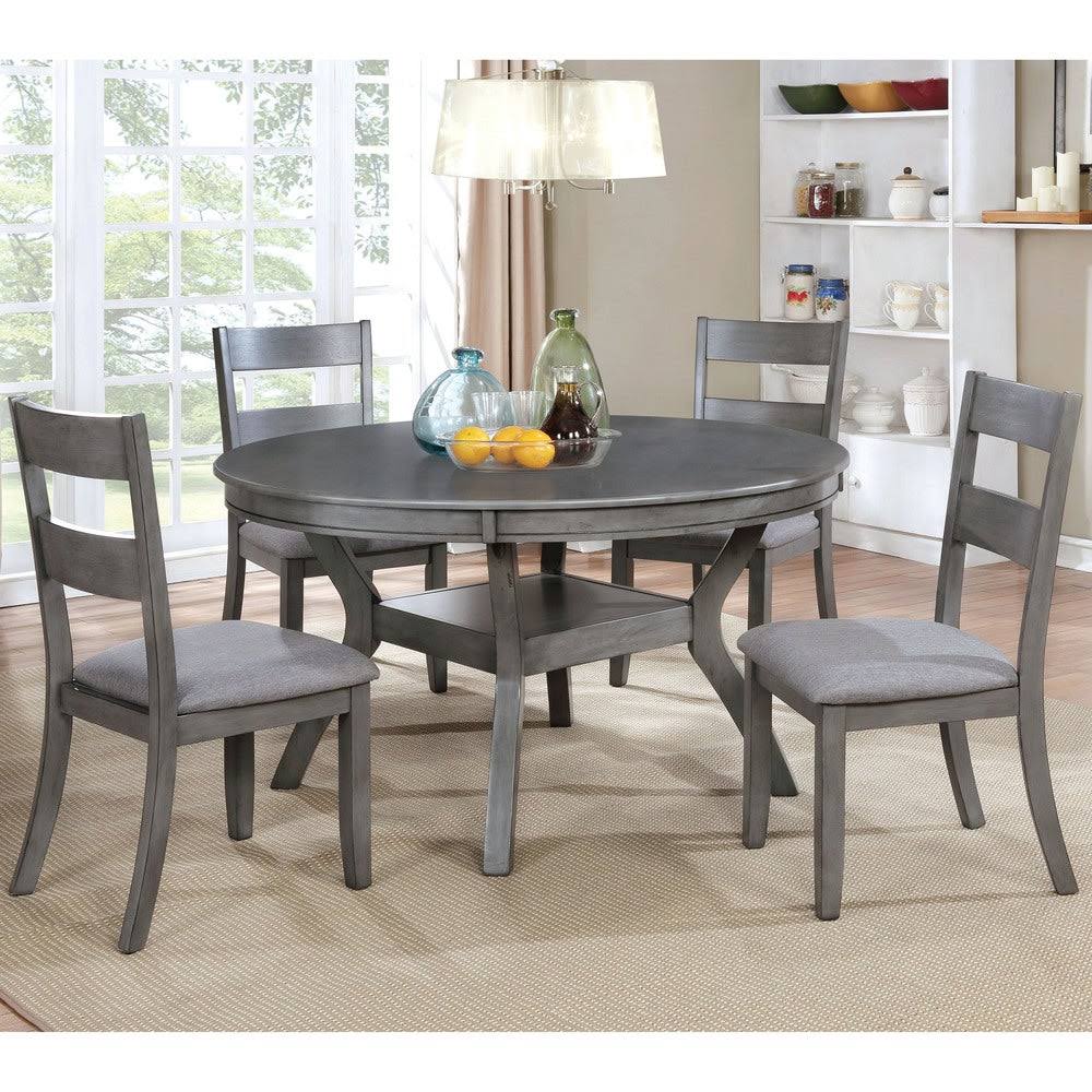 Grey Ladder Back Side Chair (Set of 2) J97593