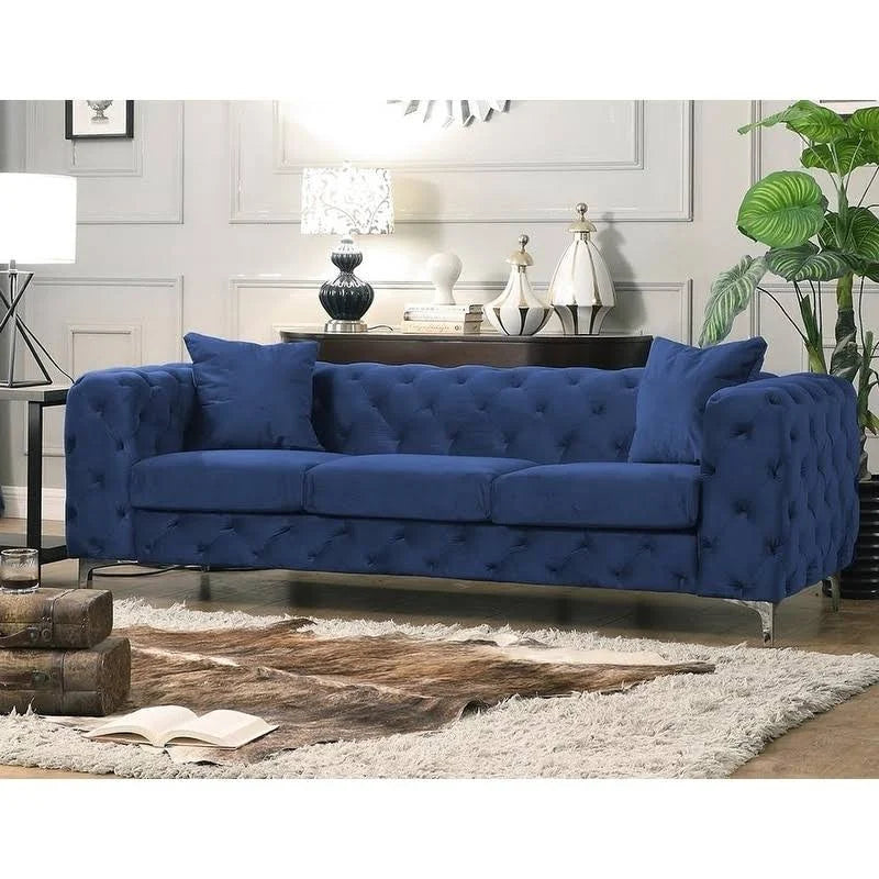 Blue Velvet Sofa U435935