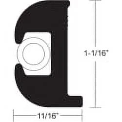 Flexible Rub Rail Kit Black Q31155