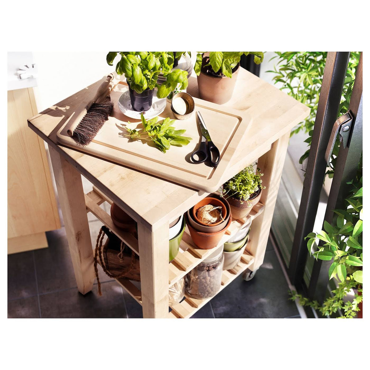 Birch Kitchen Cart O91187