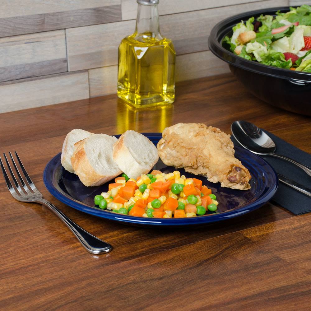 Cobalt Blue Healthcare Plate - 12/Case H561338