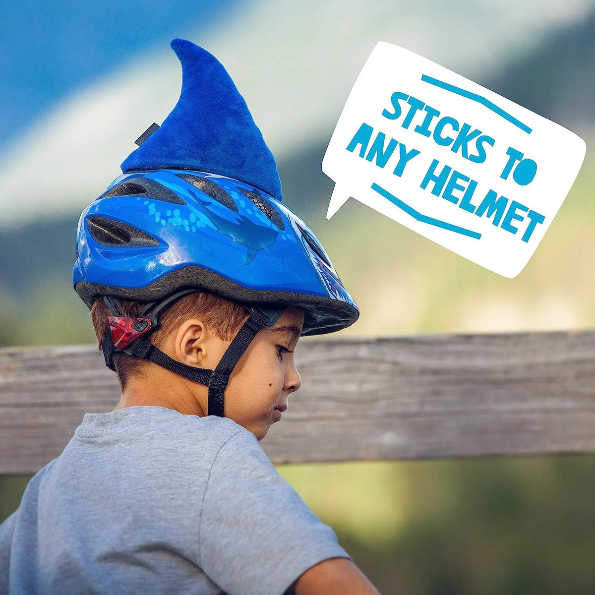 Shark Helmet Accessories with Sticky Hook & Loop Fastener Adhesive, Fin/Ears/Mohawk/Covers Y69964