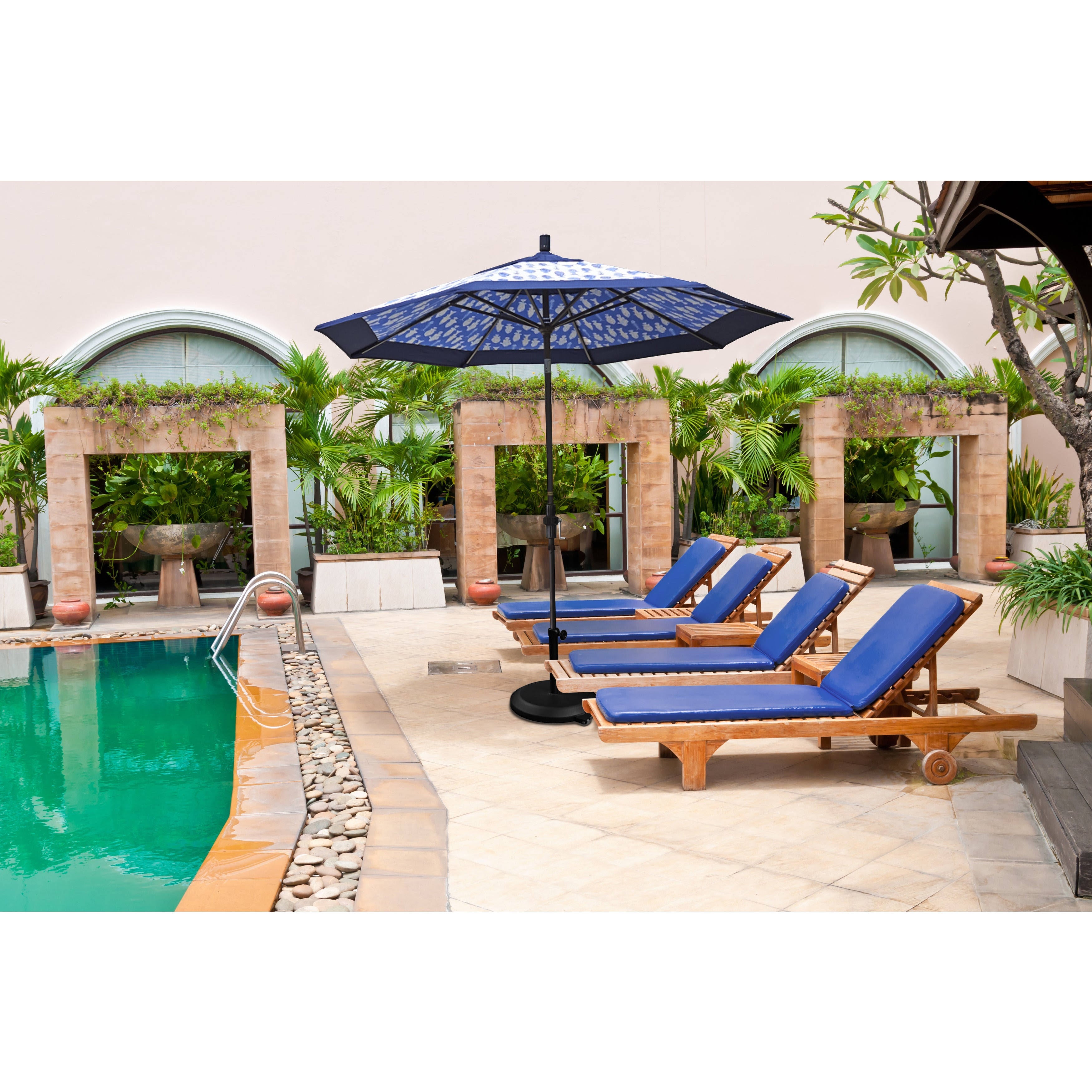 Sunset Market Umbrella with Collar Tilt S97864