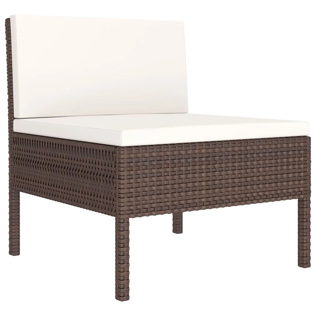 12 Piece Poly Rattan Sectional Outdoor Furniture Set A861