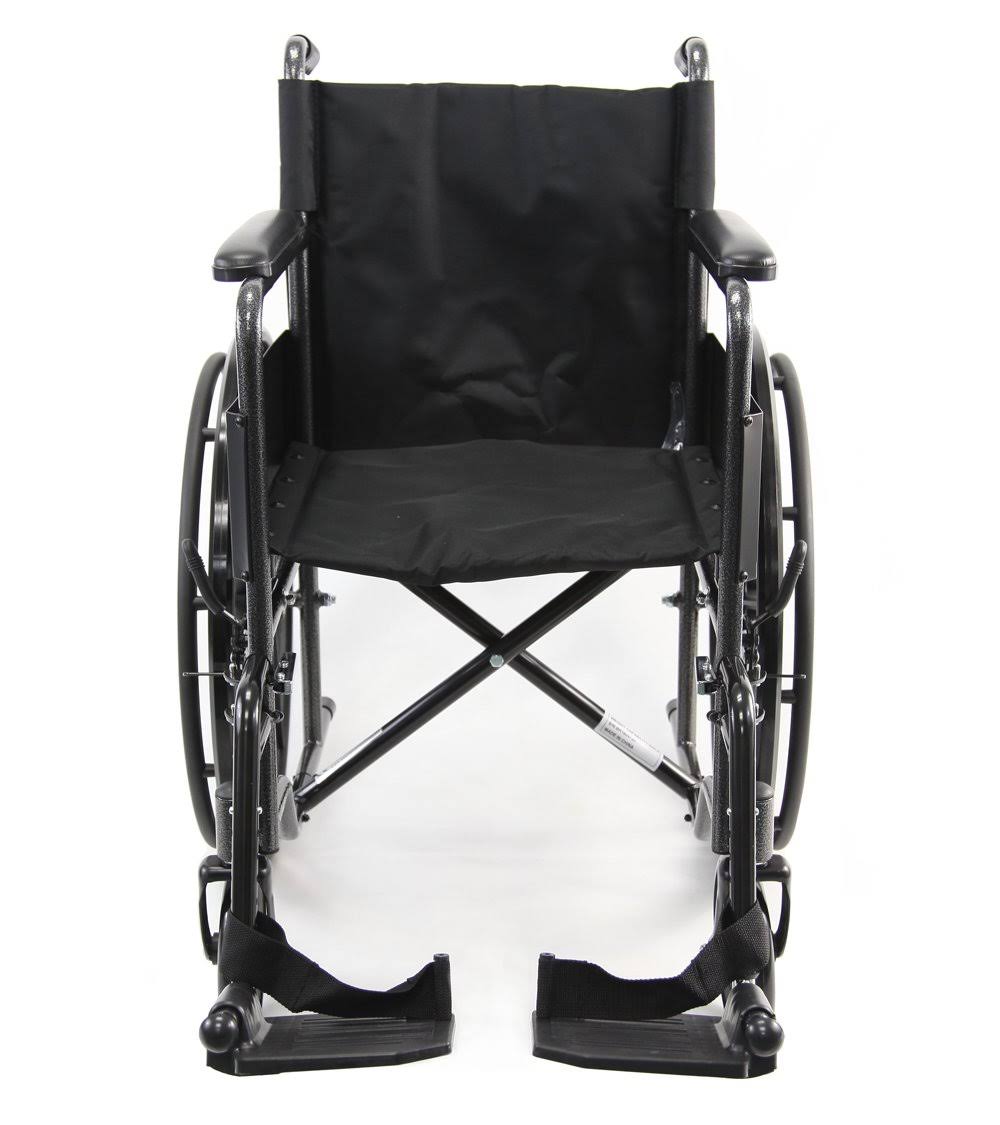 Lightweight Steel Wheelchair Fixed Armrest T4371