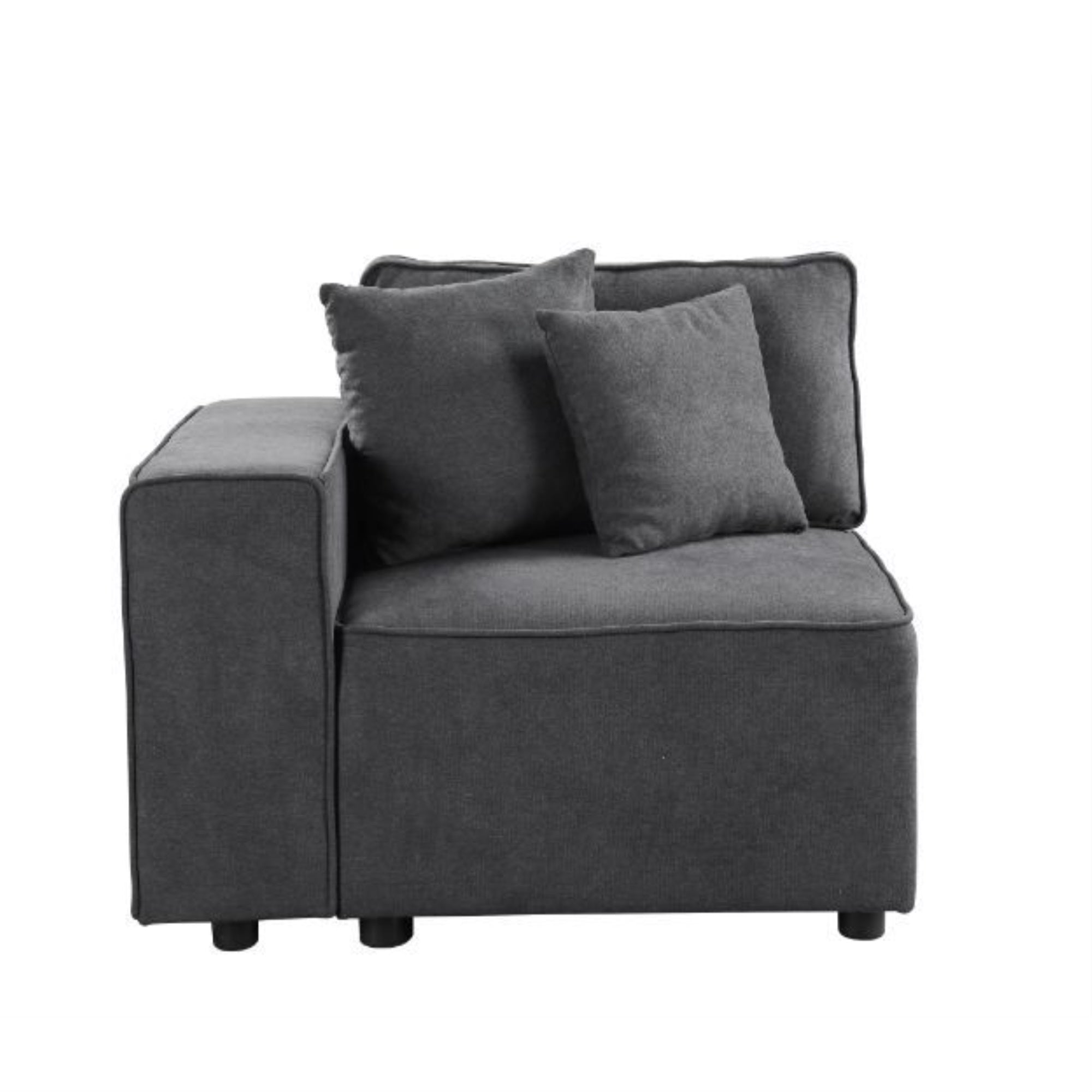 Gray Fabric Sectional Sofa K11940