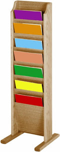 Mahogany Wooden Magazine Rack T1394