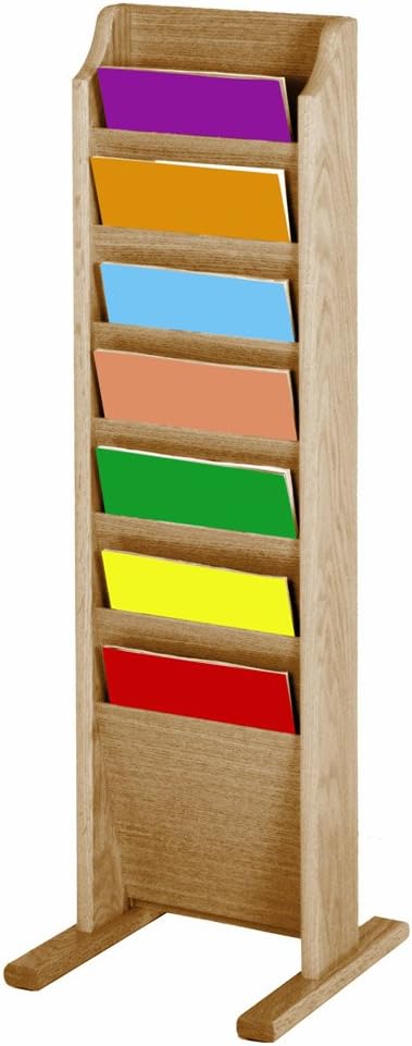 Mahogany Wooden Magazine Rack T1394