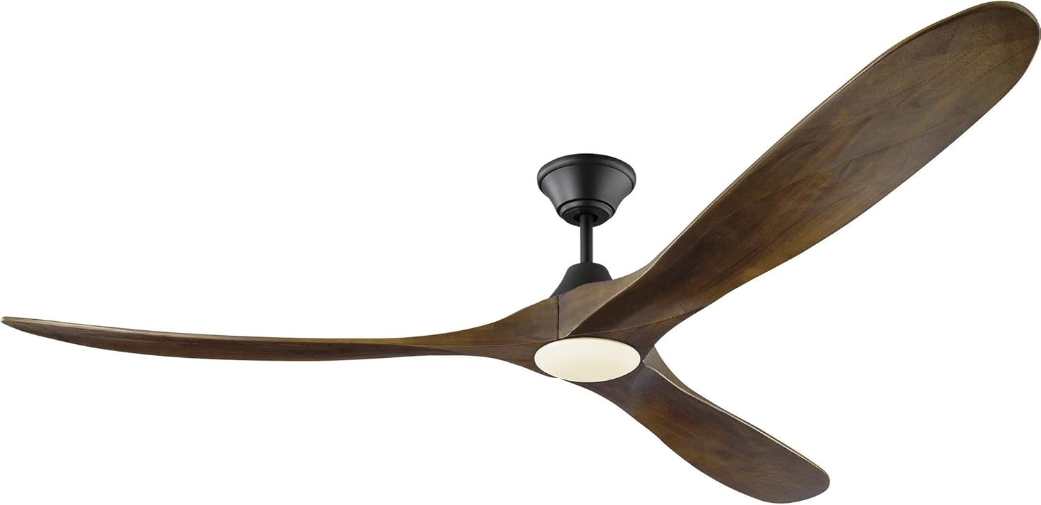 Brushed Steel 52 Ceiling Fan with LED Light and Hand Remote Control L977663