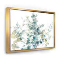 Blue 46 inch x 36 inch Framed Canvas L169