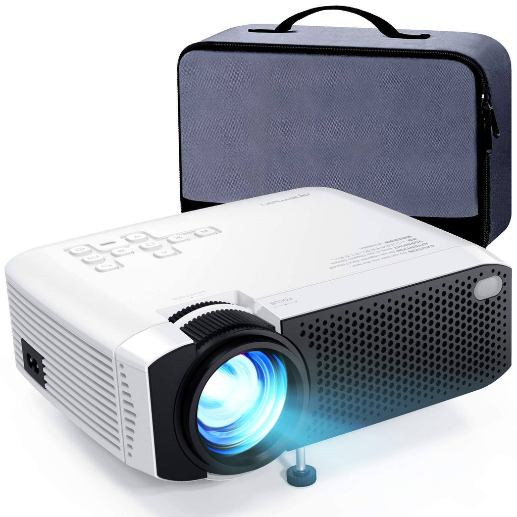 Mini Projector, 3800 Lux 1080p Supported, 45000 Hours LED Life H73098