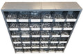 2510 Piece Stainless Steel Bolt Nut and Washer Assortment with 40 Hole Bin I1851