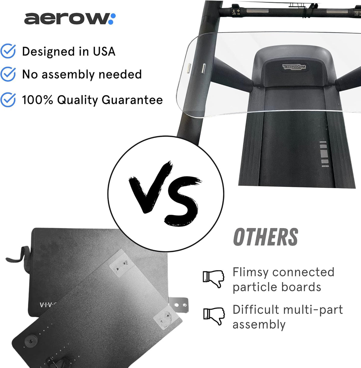 Clear Laptop Stand for Treadmill Pack of 2 W6349
