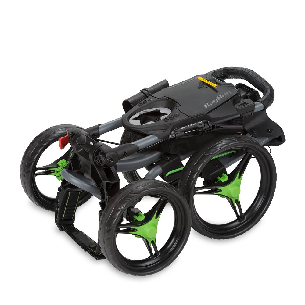 Matte Black Red Push Cart R53943