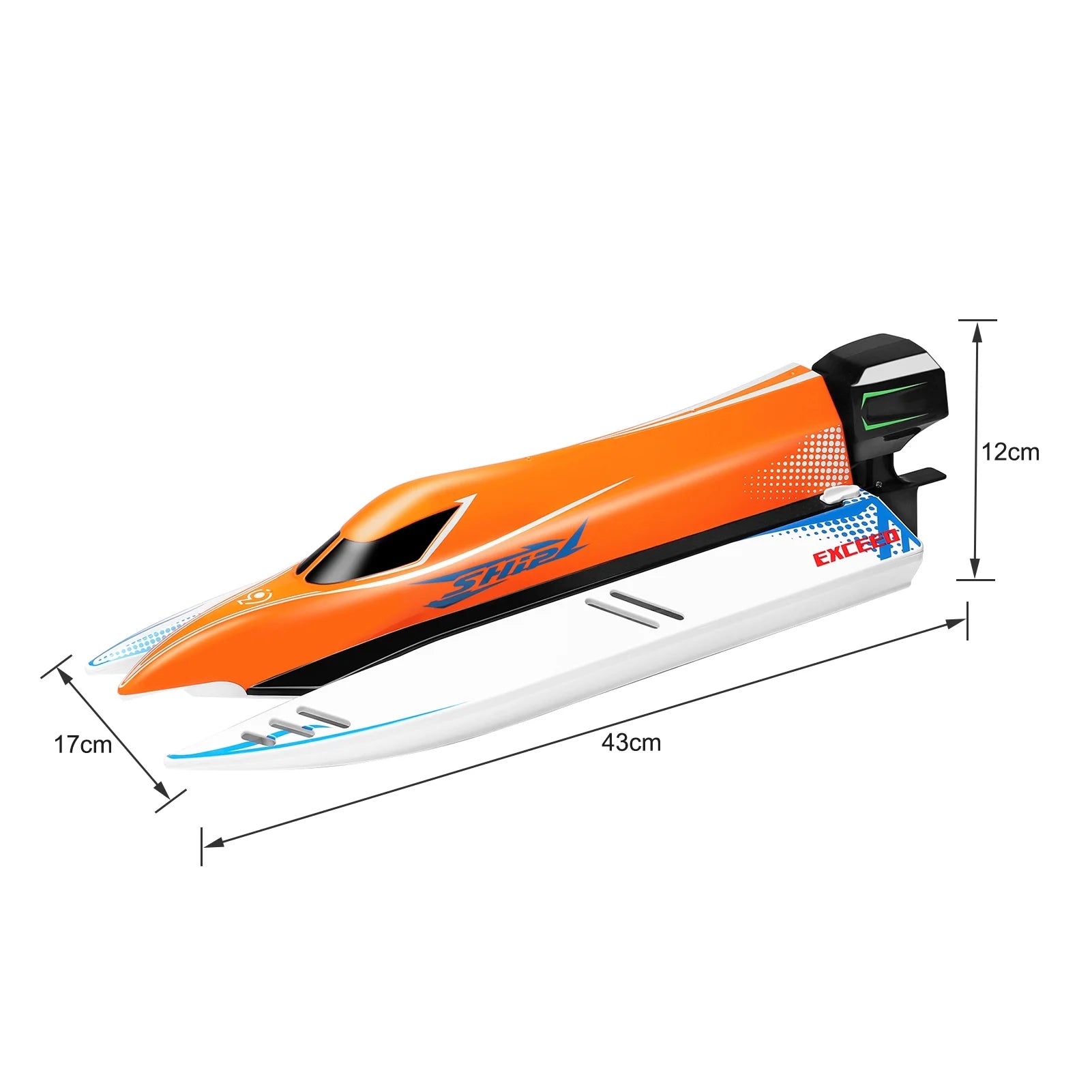 Remote Control Boat 2.4G 45km/h RC Boat S95761