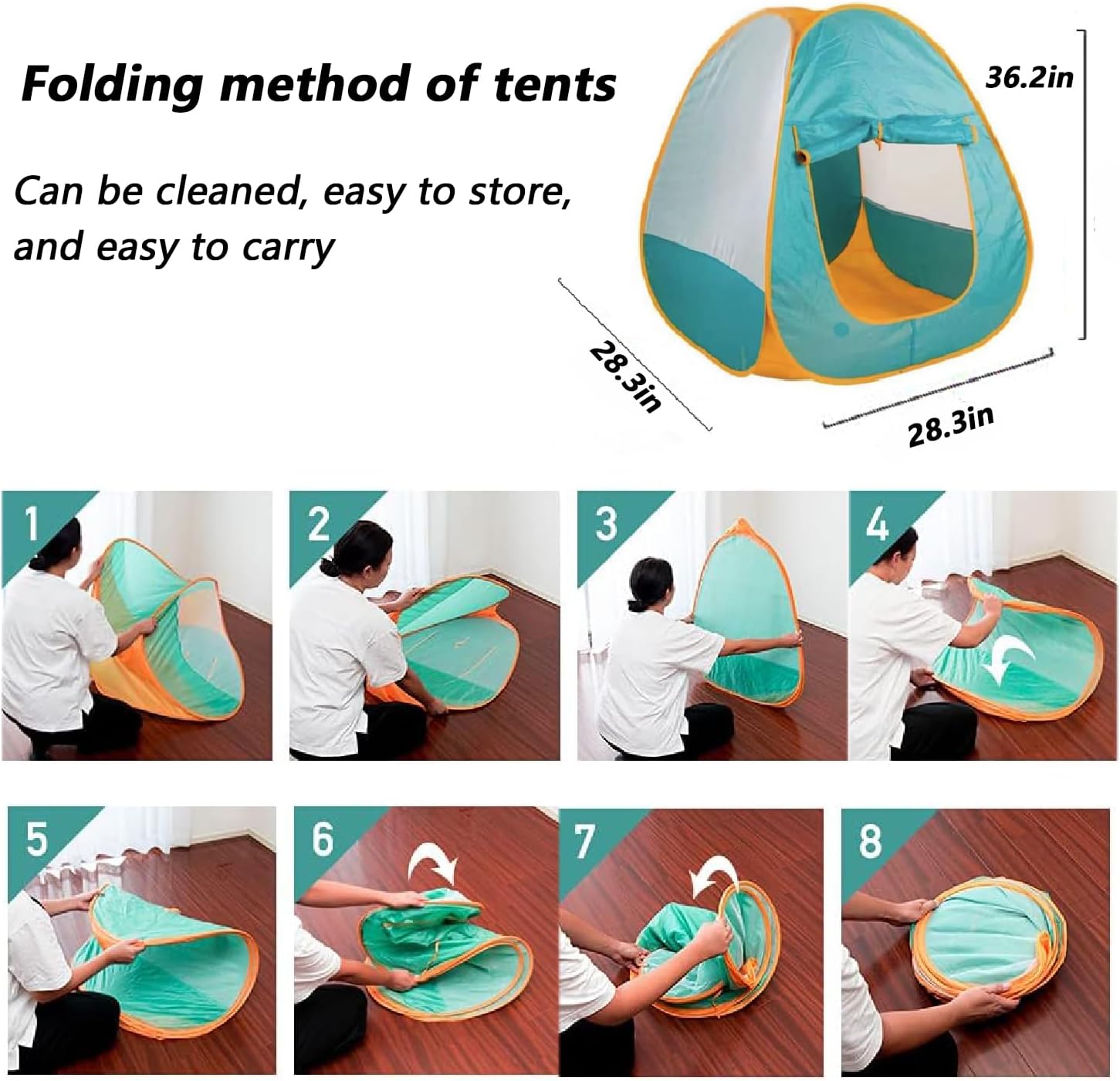 21 Pcs Pop Up Kids Play Tent Y73695