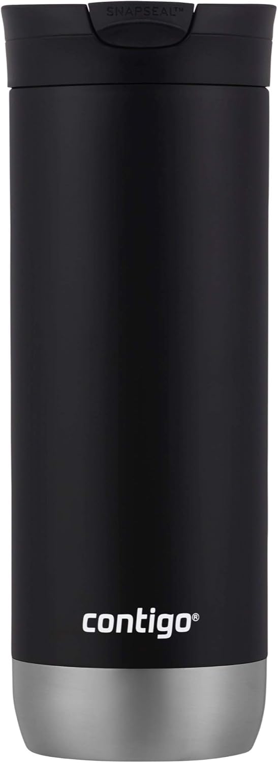 Vacuum-Insulated Stainless Steel Travel Mug with Leak-Proof Lid T679