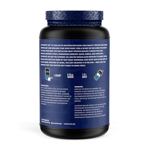 30 Servings Grass Fed Whey Protein Isolate Powder, Peanut Butter A703854