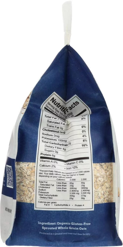 Organic Quick Oats - Sprouted - Case of 4 - 24 oz S39226