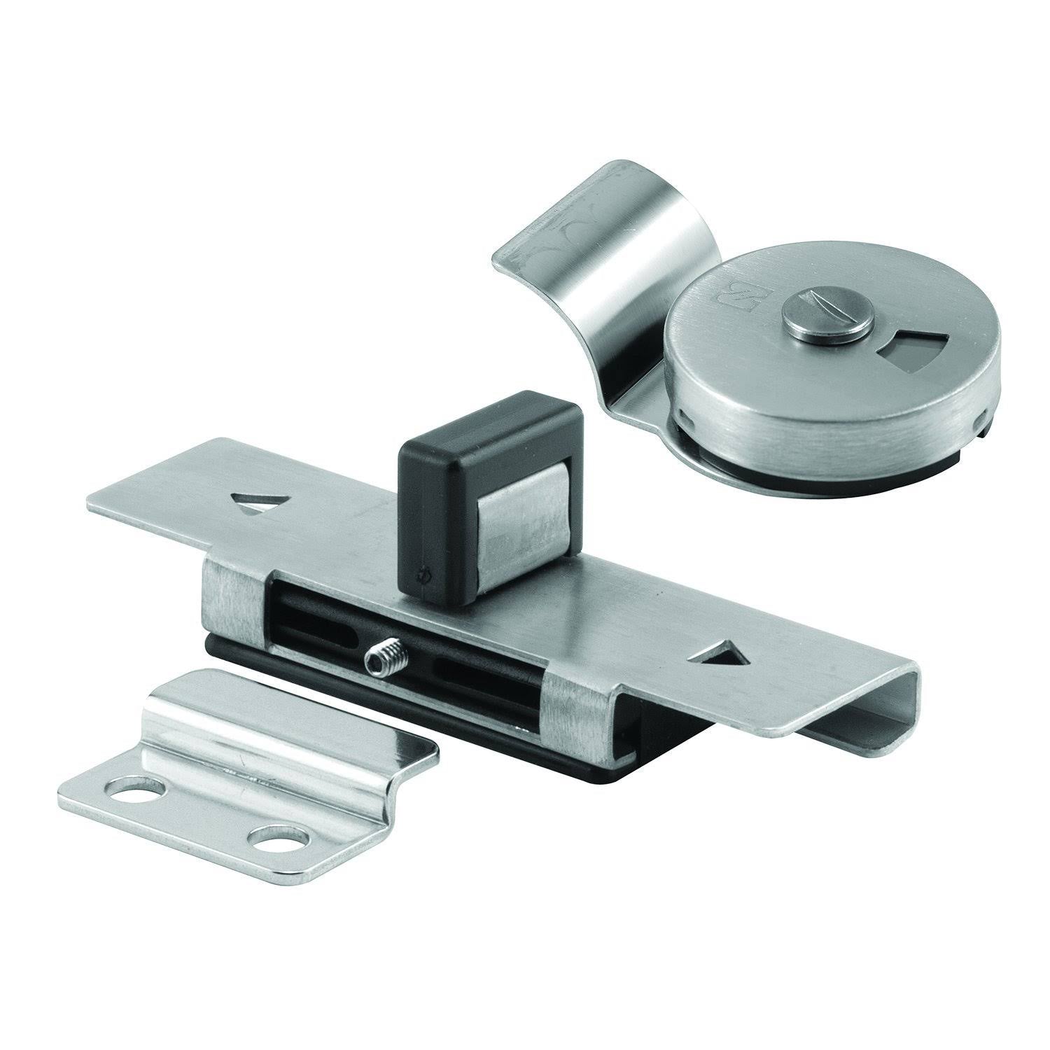 1-3/8x22 Tamped Stainless Steel Slide Indicator Latch with Keeper & Pull V67945