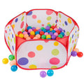 Six-sided Ball Pit Tent with 200 Plastic Balls W53243