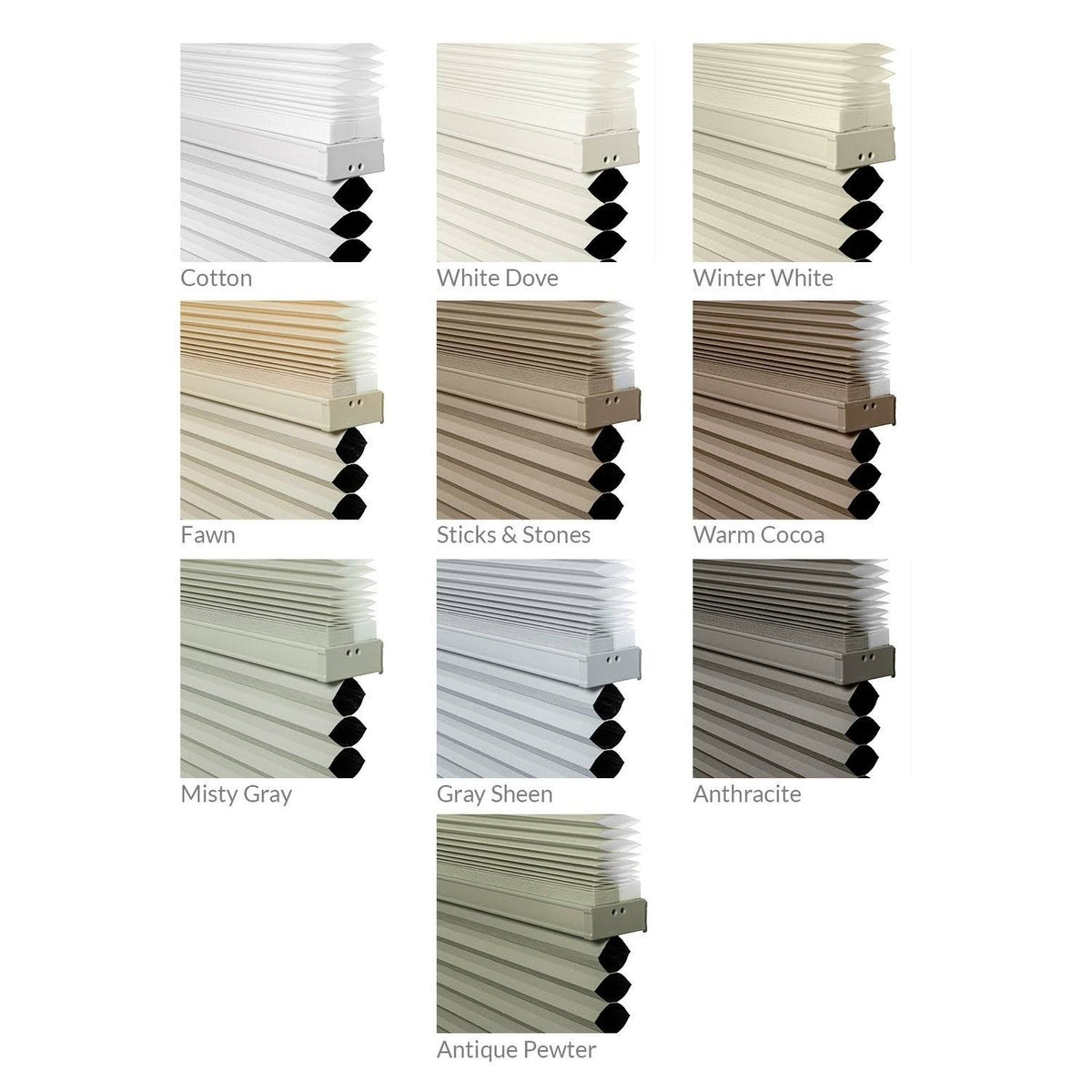 Cordless Cellular Shades D2401