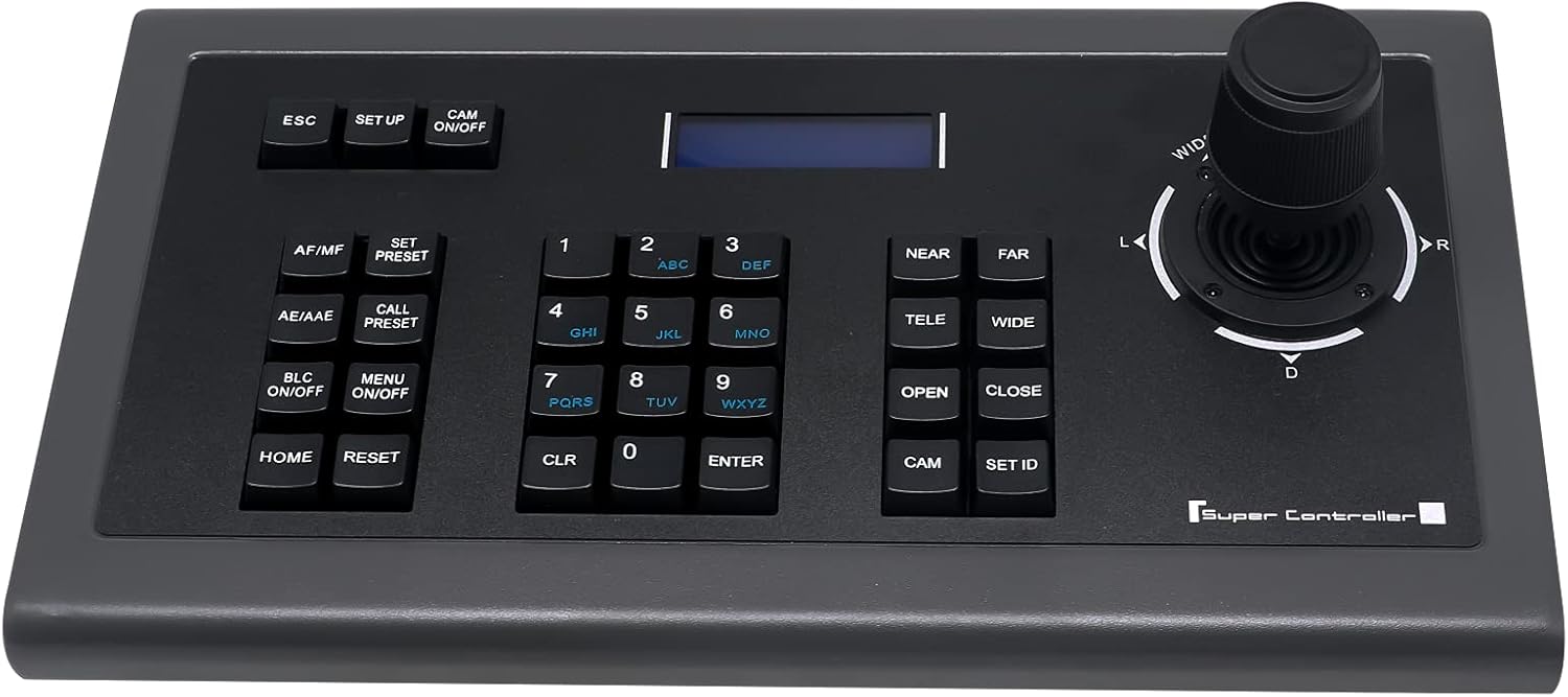 PTZ Joystick Keyboard Controller with LCD Display U361