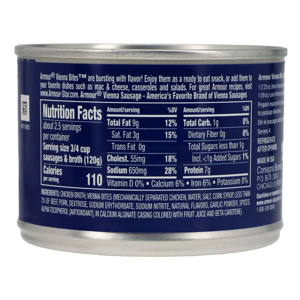 Vienna Sausages (4.6 oz., Pack of 6) Z5090