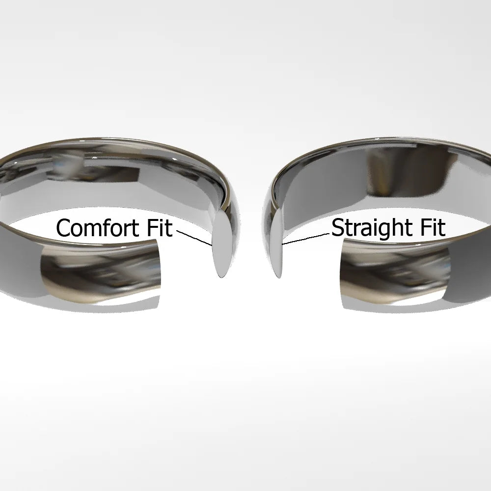Titanium Tungsten Carbide Sapphire 10MM Flat Comfort Fit Mens Wedding Band Ring V681052