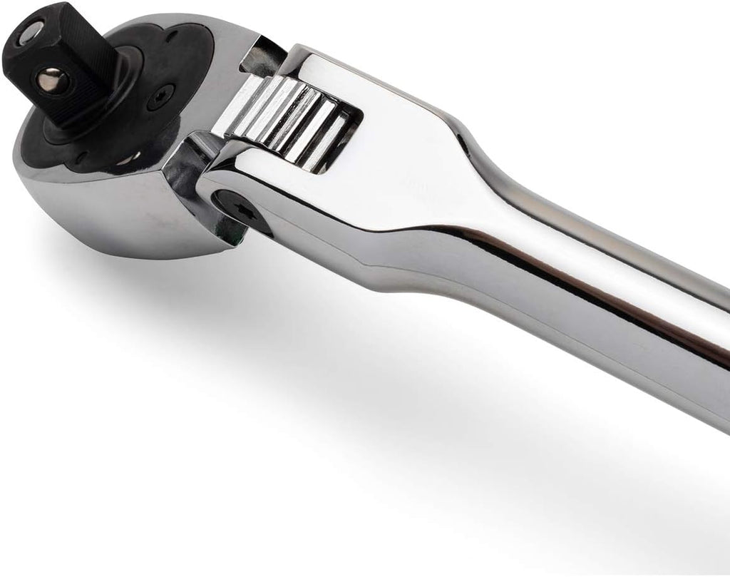 1/2" Drive Extra Long Flex Head Ratchet with Drop Forged Steel Handle, 72 Teeth, Pack of 2 V303