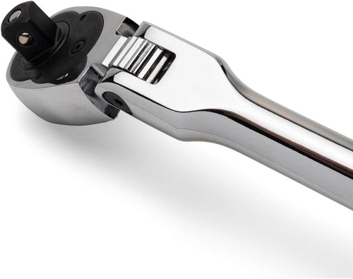 1/2" Drive Extra Long Flex Head Ratchet with Drop Forged Steel Handle, 72 Teeth, Pack of 2 V303