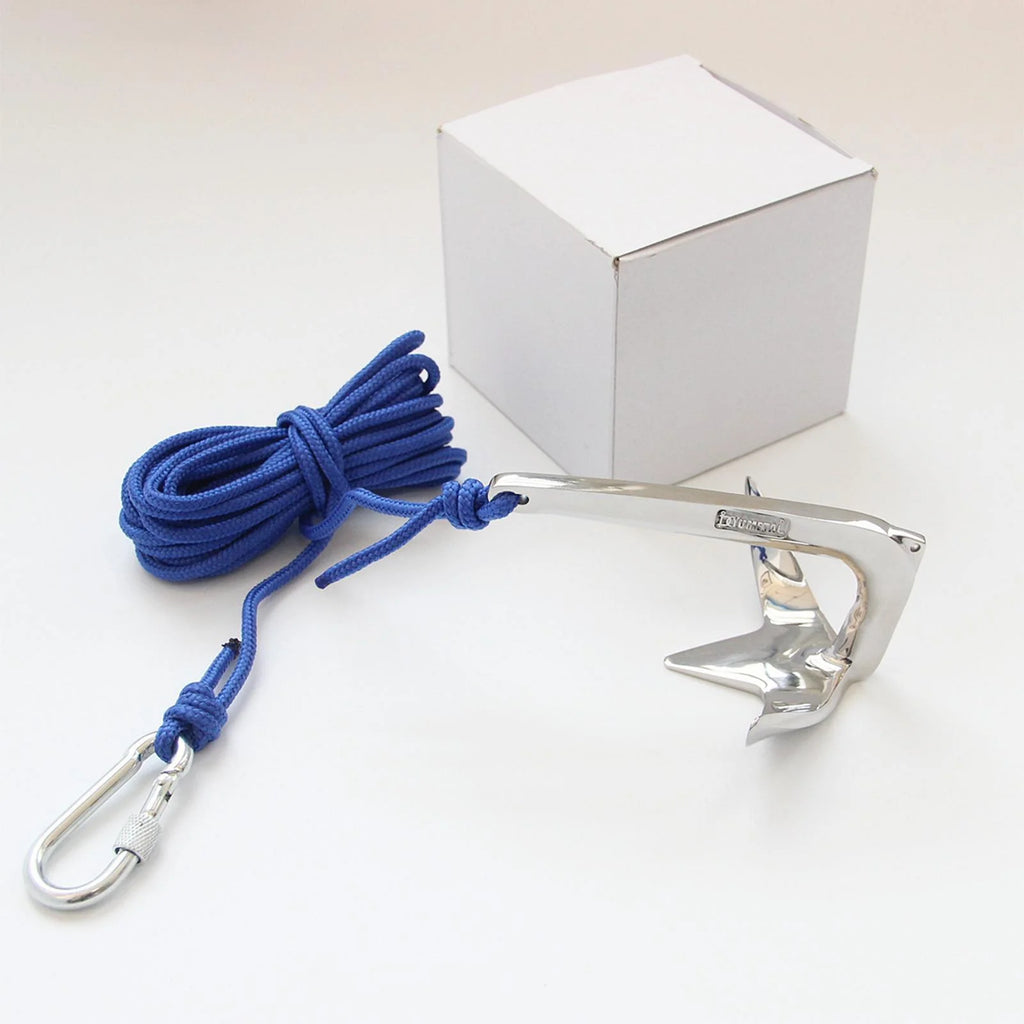 Boat Anchor with 5M Rope Kayak Anchor Accessories C5384