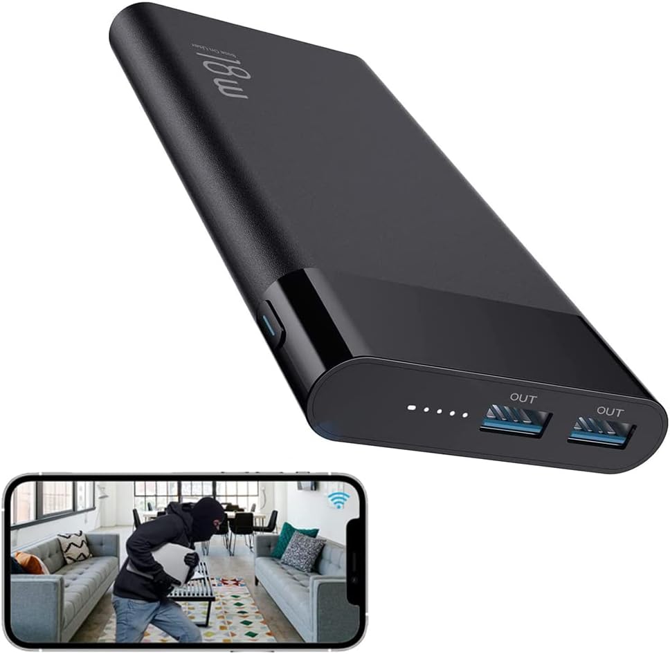 10000mAh Power Bank with Smart WiFi Camera Q228