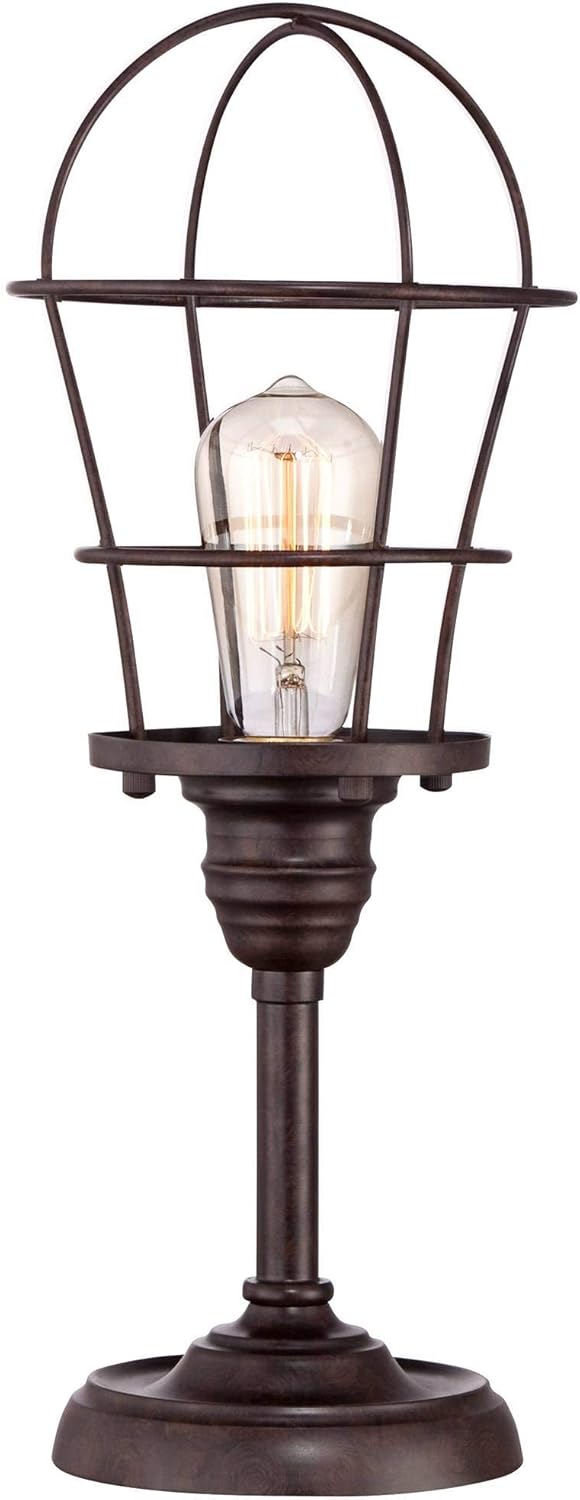 Bronze Wire Cage Desk Lamp T3728
