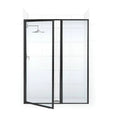 40 inch x 69 inch Framed Hinge Swing Shower Door T518945