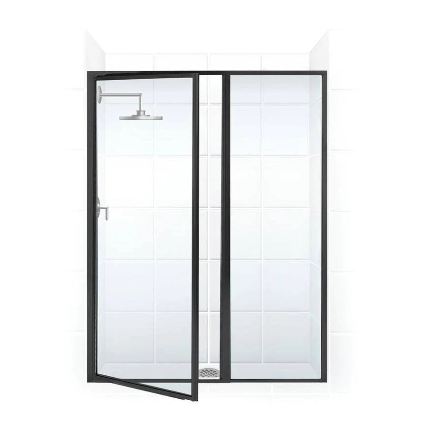 40 inch x 69 inch Framed Hinge Swing Shower Door T518945