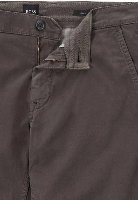 Slim Fit Brushed Stretch Cotton Chinos T35401