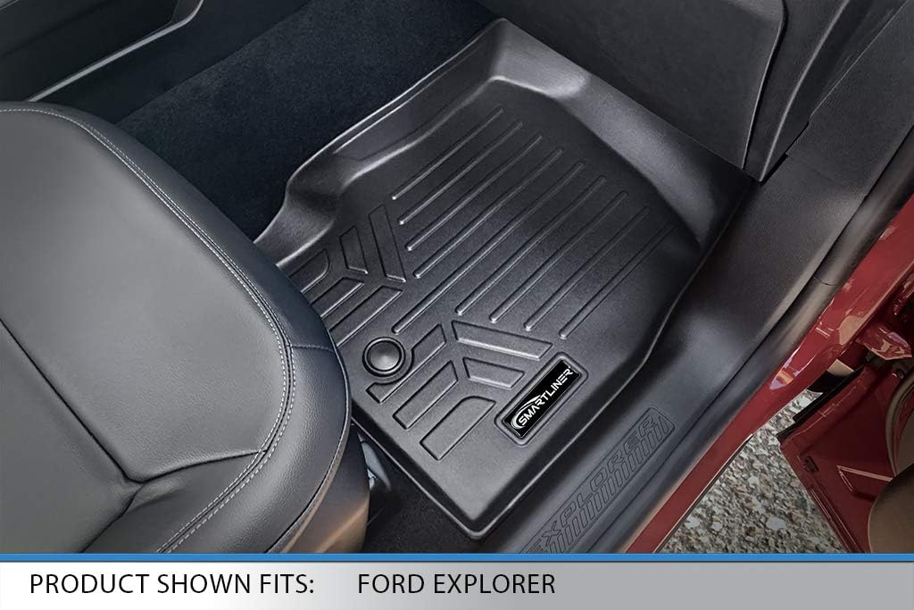 Black 3 Row Floor Mats and Cargo Liner Set D1497