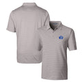 Gray Pencil Stripe Stretch Polo G8679