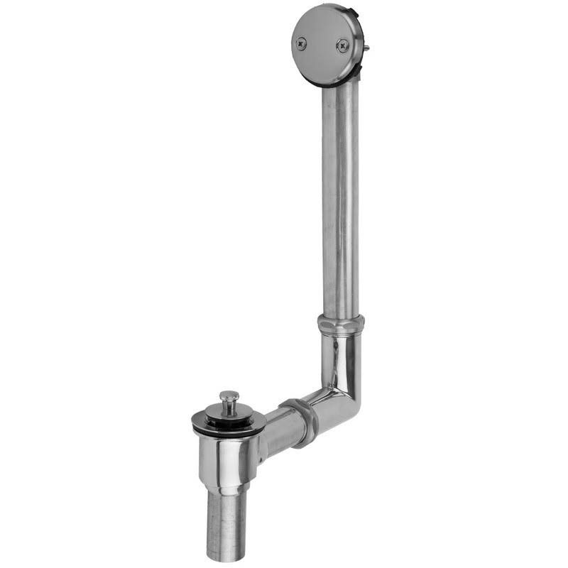 Polished Nickel Two Hole Tub Waste U23106