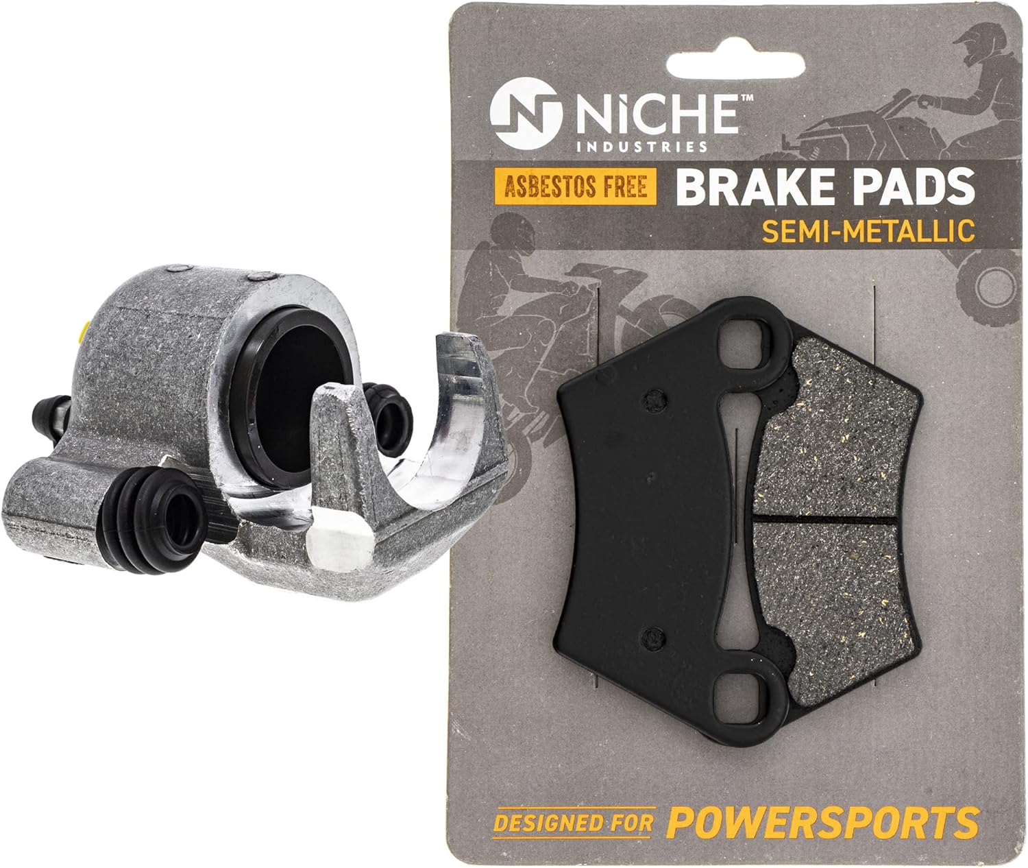 Right Brake Caliper and Pad Kit Pack of 2 L944