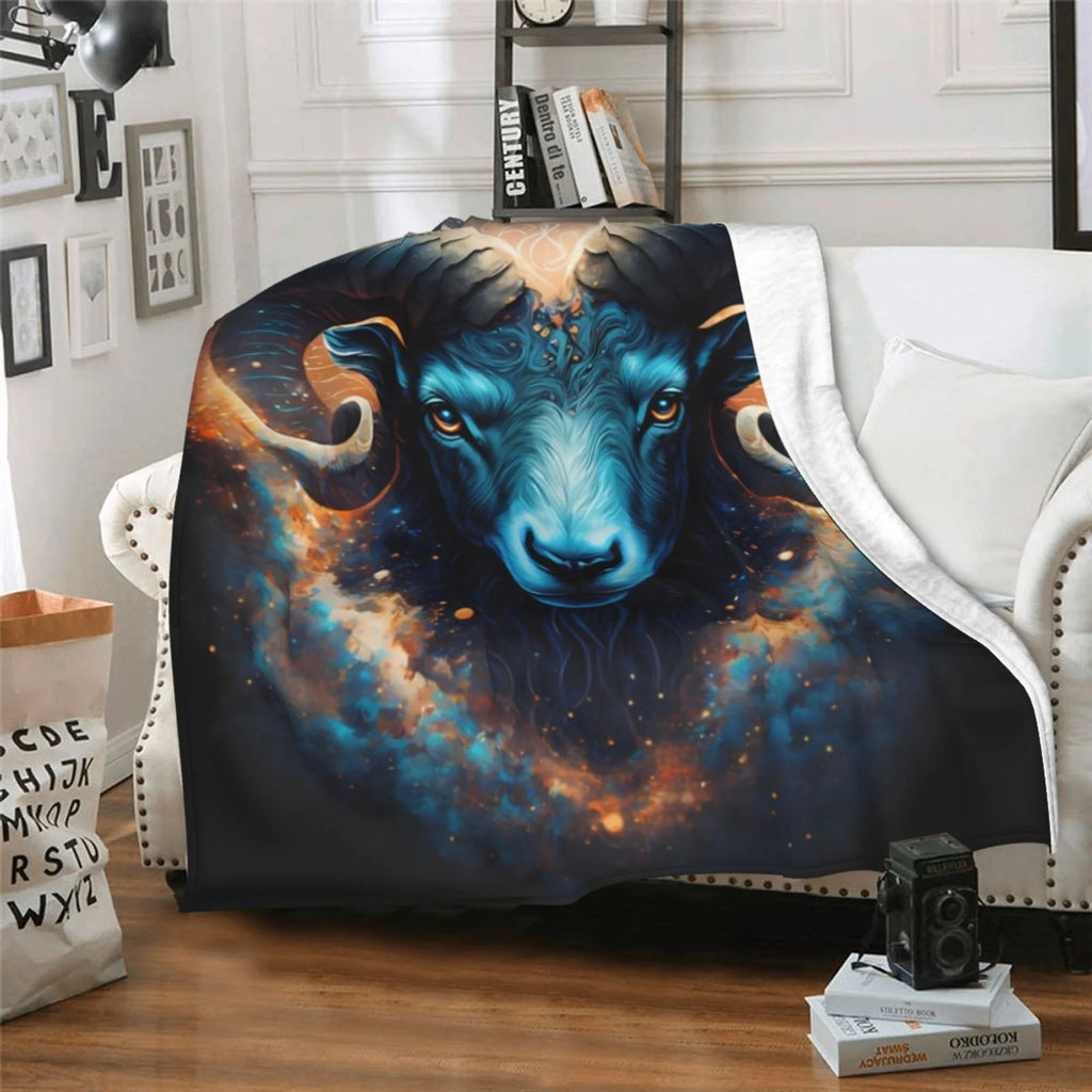 Double Layer Plush Throw Blanket, 50" x 40" Y197911