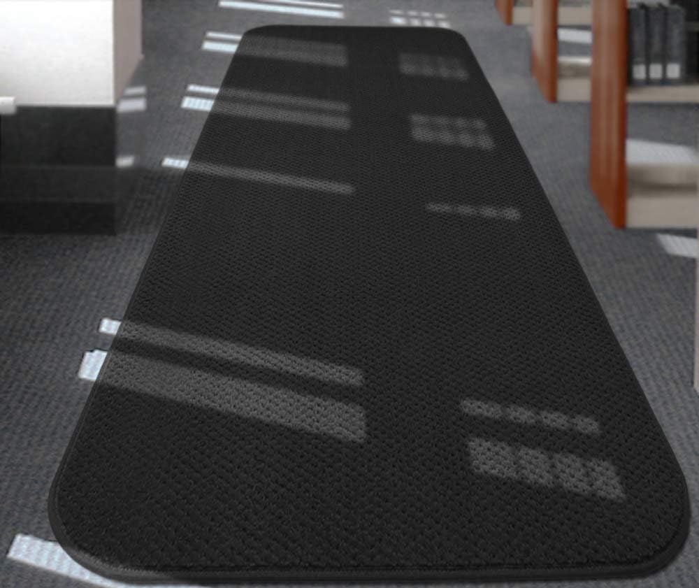 Skid-Resistant Carpet Runner - Black - 8 Feet X 27 Inches X9982